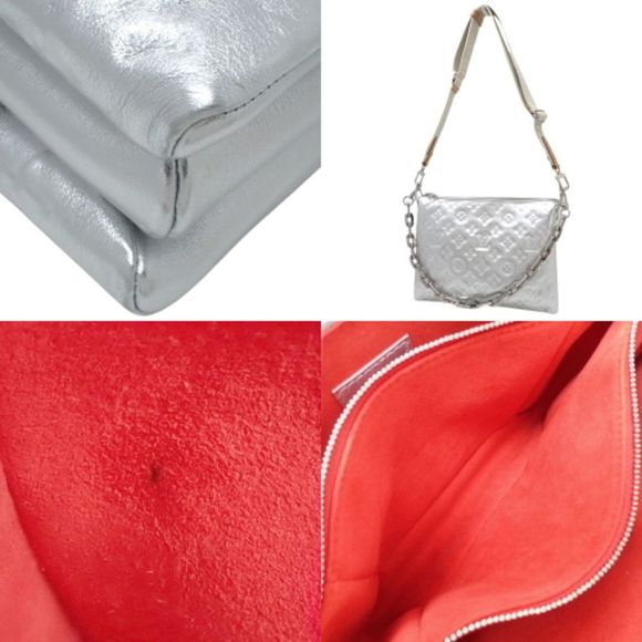 Louis Vuitton Coussin PM Monogram Silver Shoulder Bag - Picture 6 of 6